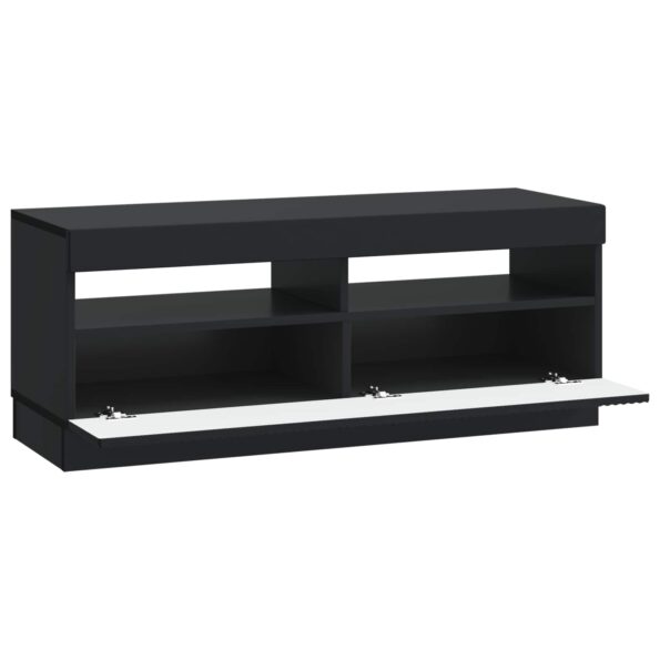 vidaXL LED TV kabinet Čierna Kompozitné drevo – Obrázok 3