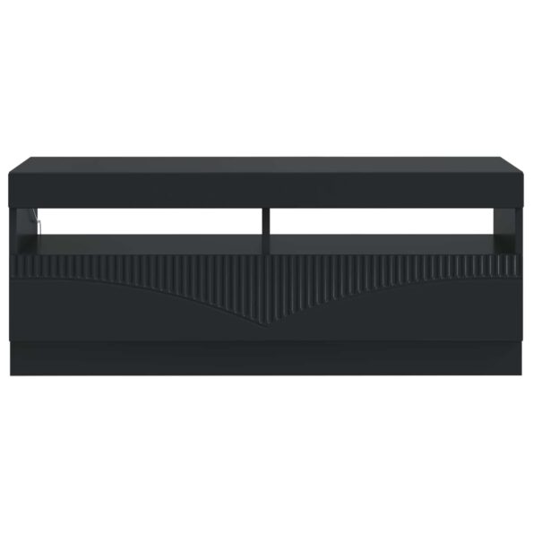vidaXL LED TV kabinet Čierna Kompozitné drevo – Obrázok 4