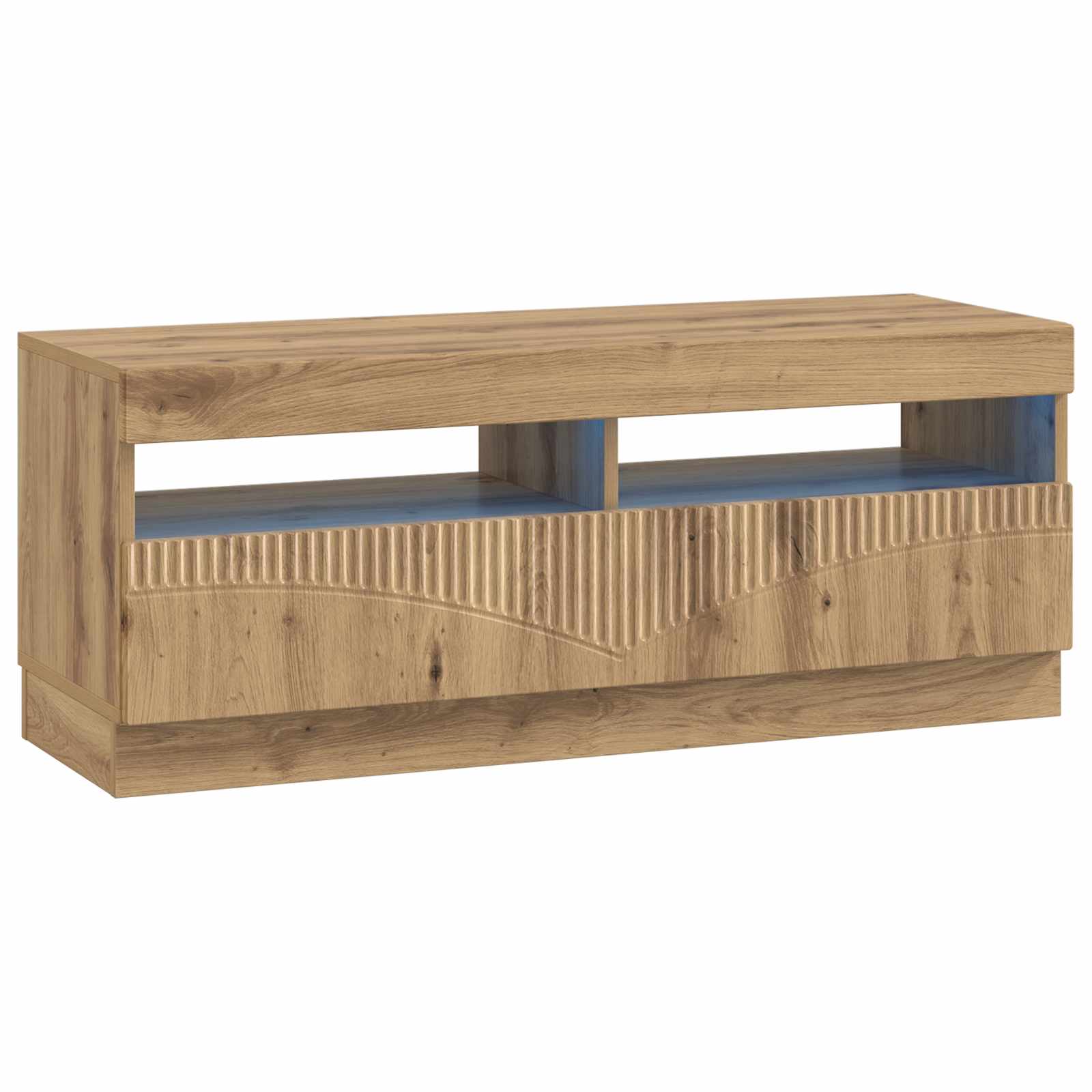 897434_1.jpg vidaXL LED TV kabinet Dub artisan Kompozitné drevo – Obrázok 1