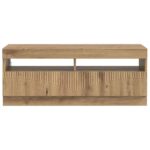 vidaXL LED TV kabinet Dub artisan Kompozitné drevo – Obrázok 4