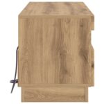 vidaXL LED TV kabinet Dub artisan Kompozitné drevo – Obrázok 5