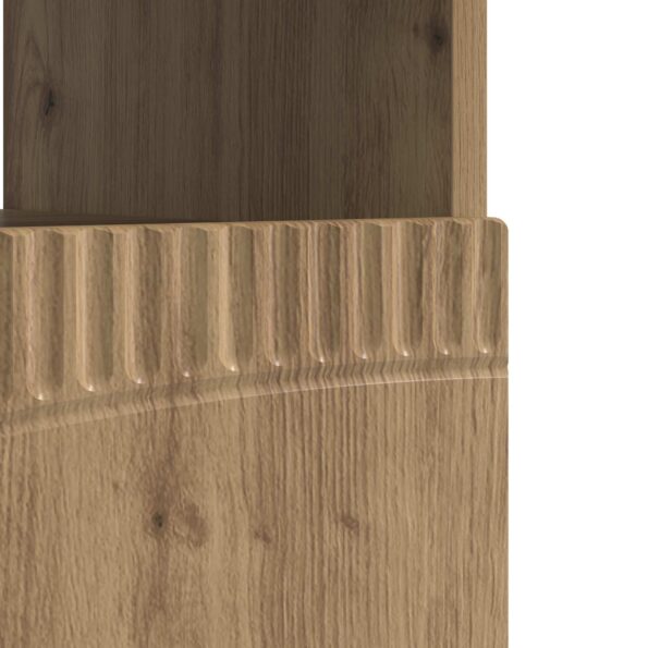 vidaXL LED TV kabinet Dub artisan Kompozitné drevo – Obrázok 7