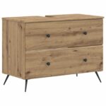vidaXL Kúpeľňová skrinka pod umývadlo BREDA Dub artisan