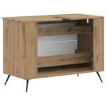 vidaXL Kúpeľňová skrinka pod umývadlo BREDA Dub artisan – Obrázok 5