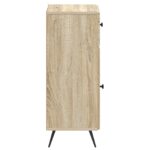 vidaXL Kúpeľňová úložná skriňa BREDA Dub sonoma 30 x 31 x 80 cm – Obrázok 4