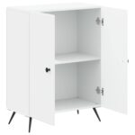 vidaXL Kúpeľňová úložná skriňa BREDA Biela 59,5 x 31 x 80 cm – Obrázok 2