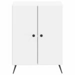 vidaXL Kúpeľňová úložná skriňa BREDA Biela 59,5 x 31 x 80 cm – Obrázok 3
