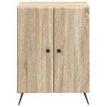 vidaXL Kúpeľňová úložná skriňa BREDA Dub sonoma 59,5 x 31 x 80 cm – Obrázok 3
