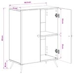 vidaXL Kúpeľňová úložná skriňa BREDA Dub sonoma 59,5 x 31 x 80 cm – Obrázok 8