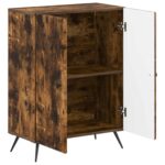 vidaXL Kúpeľňová úložná skriňa BREDA Dymový dub 59,5 x 31 x 80 cm – Obrázok 2