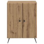 vidaXL Kúpeľňová úložná skriňa BREDA Dub artisan 59,5 x 31 x 80 cm – Obrázok 3