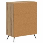 vidaXL Kúpeľňová úložná skriňa BREDA Dub artisan 59,5 x 31 x 80 cm – Obrázok 5