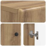 vidaXL Kúpeľňová úložná skriňa BREDA Dub artisan 59,5 x 31 x 80 cm – Obrázok 6