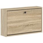vidaXL Nástenný botník BREDA 71 x 17 x 43 cm Kompozitné drevo