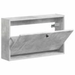 vidaXL Nástenný botník BREDA 71 x 17 x 43 cm Kompozitné drevo – Obrázok 2