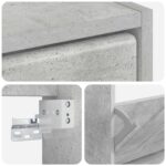 vidaXL Nástenný botník BREDA 71 x 17 x 43 cm Kompozitné drevo – Obrázok 6