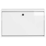 vidaXL Nástenný botník BREDA 71 x 17 x 43 cm Kompozitné drevo – Obrázok 3