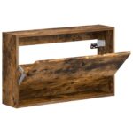 vidaXL Nástenný botník BREDA 71 x 17 x 43 cm Kompozitné drevo – Obrázok 2