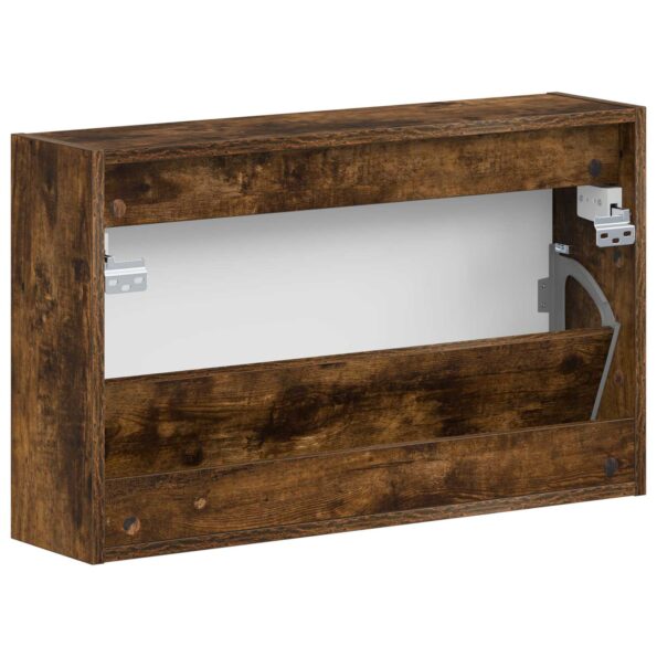 vidaXL Nástenný botník BREDA 71 x 17 x 43 cm Kompozitné drevo – Obrázok 5