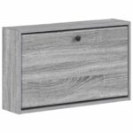 vidaXL Nástenný botník BREDA 71 x 17 x 43 cm Kompozitné drevo