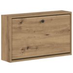 vidaXL Nástenný botník BREDA 71 x 17 x 43 cm Kompozitné drevo