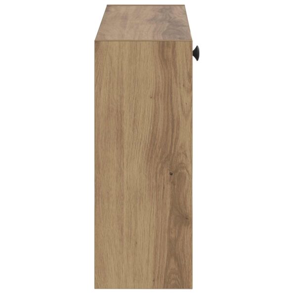 vidaXL Nástenný botník BREDA 71 x 17 x 43 cm Kompozitné drevo – Obrázok 4