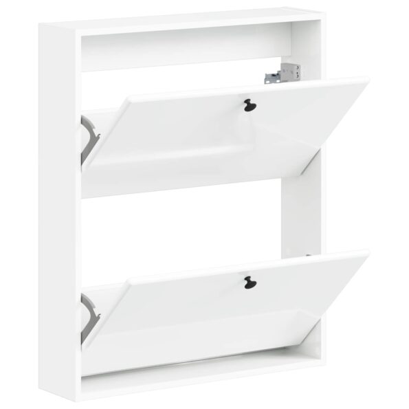 vidaXL Nástenný botník BREDA 71 x 17 x 86 cm Kompozitné drevo – Obrázok 2