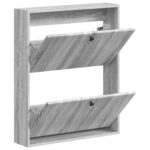 vidaXL Nástenný botník BREDA 71 x 17 x 86 cm Kompozitné drevo – Obrázok 2