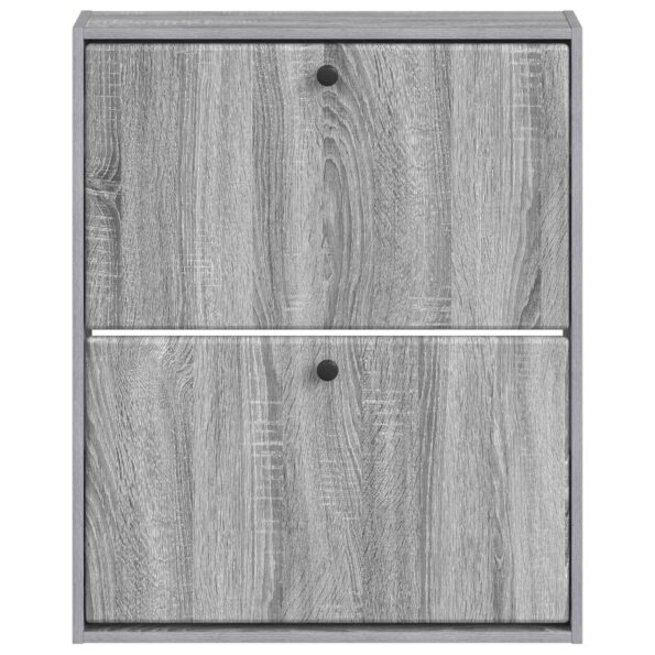 vidaXL Nástenný botník BREDA 71 x 17 x 86 cm Kompozitné drevo – Obrázok 3