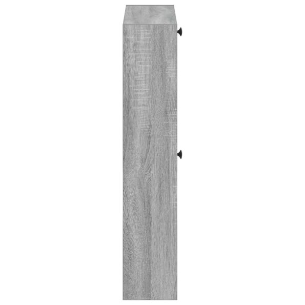 vidaXL Nástenný botník BREDA 71 x 17 x 86 cm Kompozitné drevo – Obrázok 4