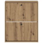 vidaXL Nástenný botník BREDA 71 x 17 x 86 cm Kompozitné drevo – Obrázok 3