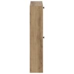 vidaXL Nástenný botník BREDA 71 x 17 x 86 cm Kompozitné drevo – Obrázok 4