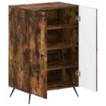 vidaXL Skriňa na topánky BREDA 59,5 x 39,5 x 90 cm Kompozitné drevo – Obrázok 2