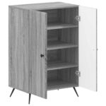 vidaXL Skriňa na topánky BREDA 59,5 x 39,5 x 90 cm Kompozitné drevo – Obrázok 2