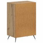vidaXL Skriňa na topánky BREDA 59,5 x 39,5 x 90 cm Kompozitné drevo – Obrázok 5