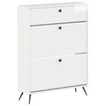 vidaXL Skriňa na topánky BREDA 78 x 24 x 103 cm Kompozitné drevo