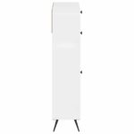 vidaXL Skriňa na topánky BREDA 78 x 24 x 103 cm Kompozitné drevo – Obrázok 4