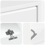 vidaXL Skriňa na topánky BREDA 78 x 24 x 103 cm Kompozitné drevo – Obrázok 6