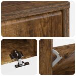 vidaXL Skriňa na topánky BREDA 78 x 24 x 103 cm Kompozitné drevo – Obrázok 6
