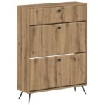 vidaXL Skriňa na topánky BREDA 78 x 24 x 103 cm Kompozitné drevo