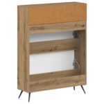 vidaXL Skriňa na topánky BREDA 78 x 24 x 103 cm Kompozitné drevo – Obrázok 5