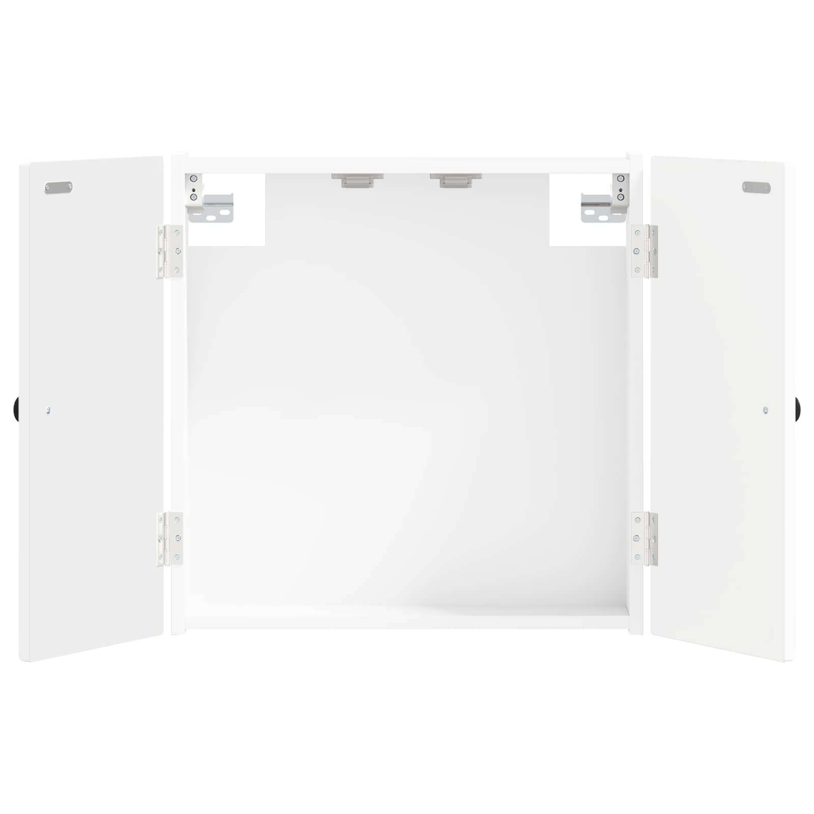 897545_1.jpg vidaXL Skriňa na terč BREDA Biela 52,5 x 10,5 x 53,5 cm – Obrázok 1
