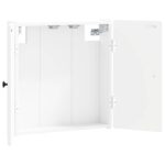 vidaXL Skriňa na terč BREDA Biela 52,5 x 10,5 x 53,5 cm – Obrázok 2