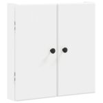 vidaXL Skriňa na terč BREDA Biela 52,5 x 10,5 x 53,5 cm – Obrázok 3