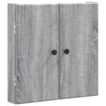 vidaXL Skriňa na terč BREDA Sivý Sonoma 52,5 x 10,5 x 53,5 cm – Obrázok 3