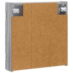 vidaXL Skriňa na terč BREDA Sivý Sonoma 52,5 x 10,5 x 53,5 cm – Obrázok 5