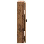 vidaXL Skriňa na terč BREDA Staré drevo 52,5 x 10,5 x 53,5 cm – Obrázok 4