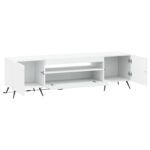 vidaXL LED TV kabinet Biela Kompozitné drevo – Obrázok 3