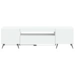 vidaXL LED TV kabinet Biela Kompozitné drevo – Obrázok 4