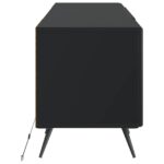 vidaXL LED TV kabinet Čierna Kompozitné drevo – Obrázok 5